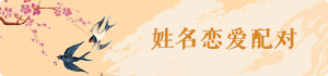 姓名配對(duì)